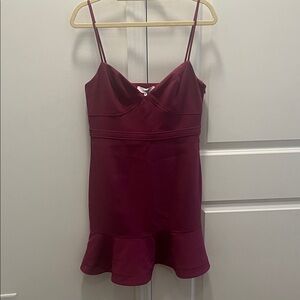 Likely Fuchsia V-Neck Dress